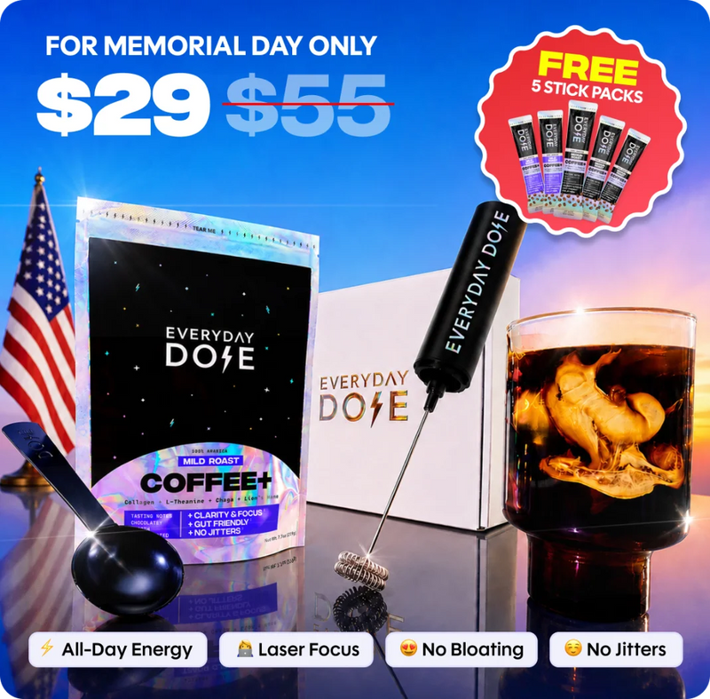 Coffee+ Mild Roast Starter Kit (30 Servings) - Easy Pack